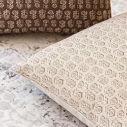 Foindtower Set of 2 Decorative Neutral Floral Print
