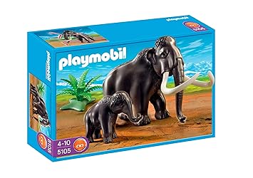 playmobil elephant with baby