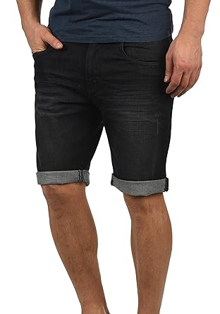 Indicode Quentin Herren Jeans Shorts Kurze Denim Hose Mit Destroyed-Optik Aus Stretch-Material Regular Fit