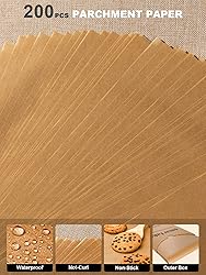 SMARTAKE 200 Pcs Parchment Paper Baking