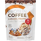 Complete Roast Caramel Frappe Protein Coffee, 0 Carbs, 60 Calories, Low Fat