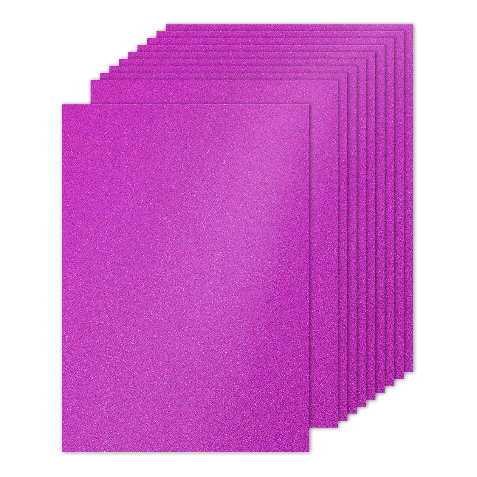 PATIKIL 10 Sheets Rose Red Glitter Cardstock Paper, A4 250gsm Rectangle Premium Sparkly Paper Craft Cardstock Paper for Scrapbook Card Making DIY Art Projects Wedding Party