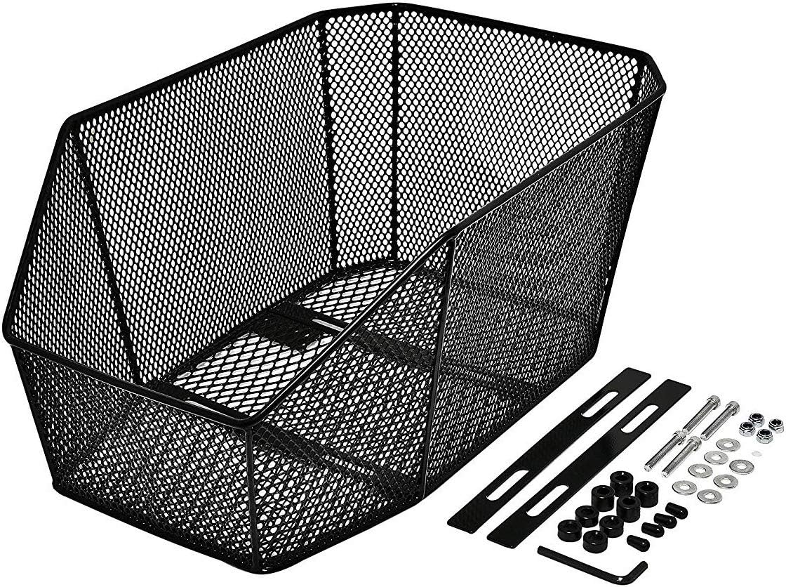 P4B Fahrradkorb Schultaschenkorb Jumbo Pro Fahrrad Korb für Gepäckträger Hinterradkorb Festmontage XXL