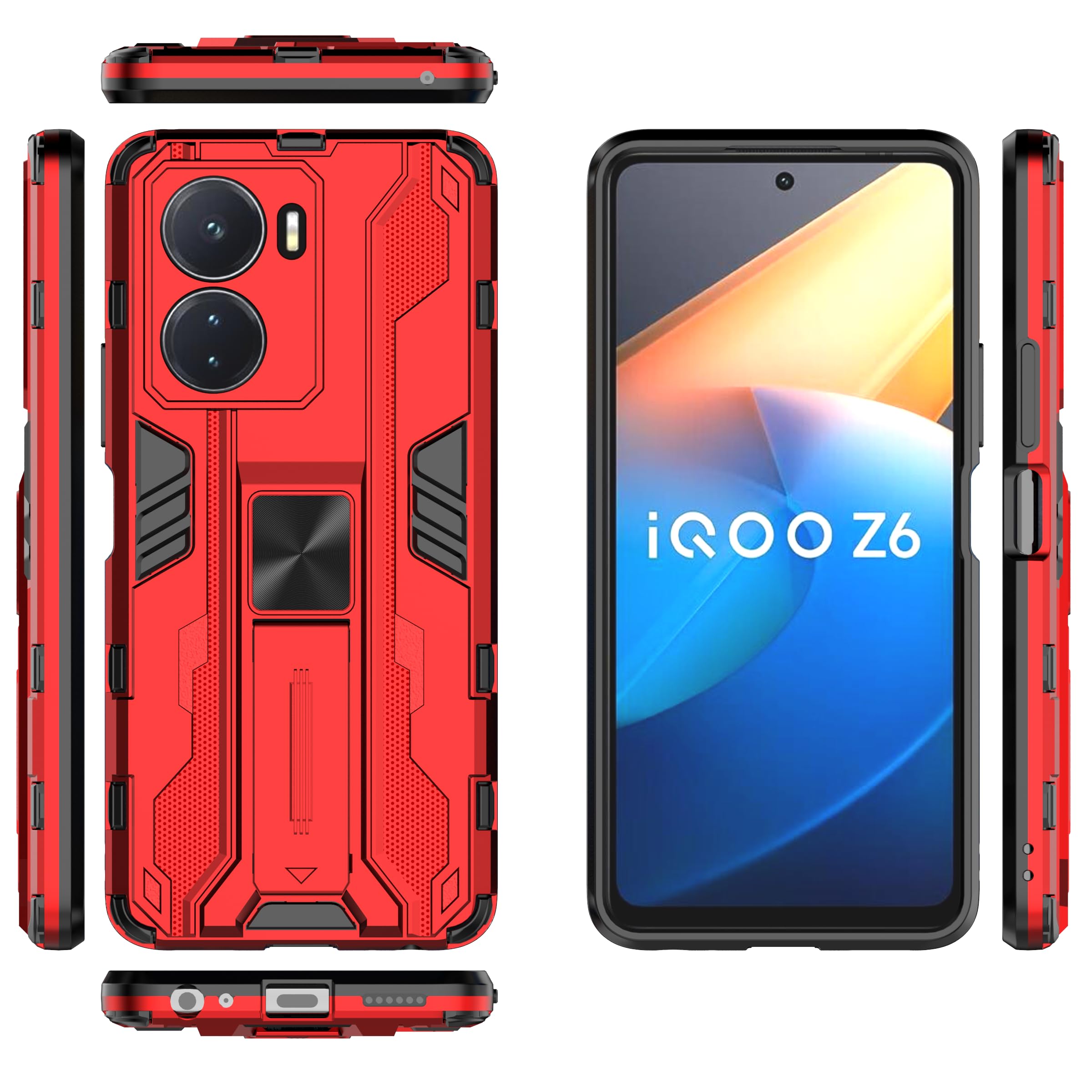Compatible with Vivo iQOO Z6 5G Case,Built-in