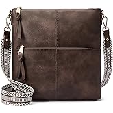 WESTBRONCO Crossbody Purses for Women Medium Shoulder Bag Vegan Leather Handbags with Guitar Strap | Medium, with Guitar Strap
