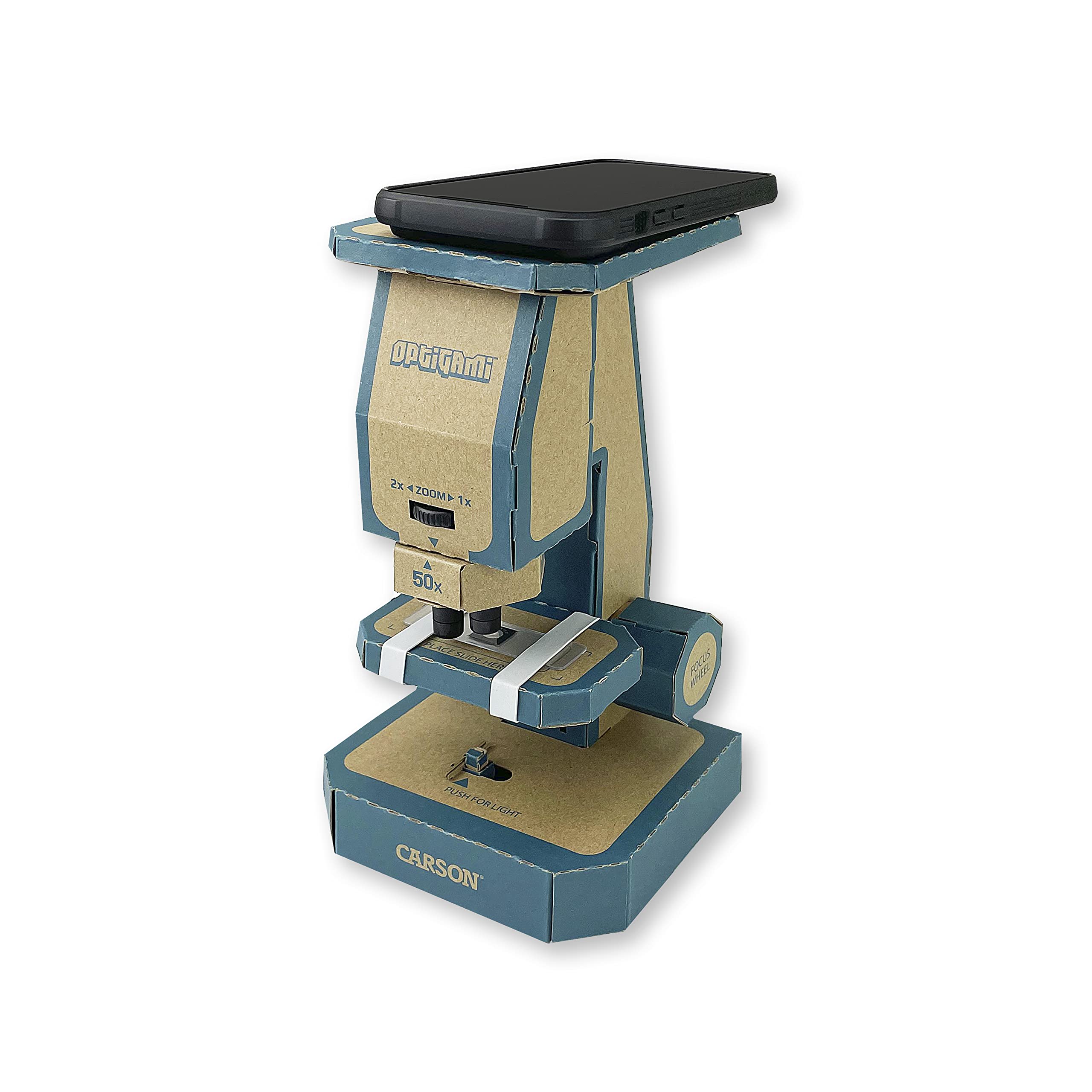 Carson Optics Optigami Microscope Kit, black