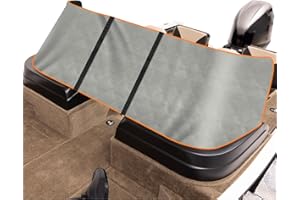 Kistrba Trailerable Boat Sun Shade Compatible with Most Deep V Walk Through Windshield, Multi-Layer Thickened Cotton Fabric W