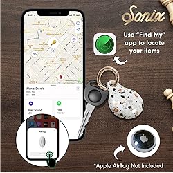 Sonix Cases for Apple AirTags with Keychain