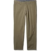 Nautica Men's Classic Fit Flat Front Stretch Solid Chino Deck Pant