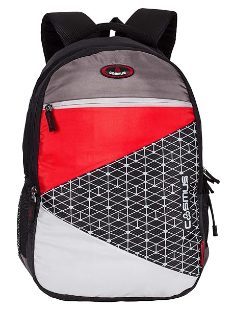 Cosmus Colors Polyester 40L Black Casual Backpack