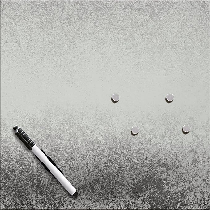 Eurographics Memo Board Glanz, silber, 30 x 30 cm