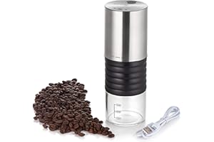 Mixpresso Electric Coffee Grinder With Usb And With Easy On/Off Button, Coffee Bean Grinder & Spice Grinder For Herbs, Nuts & Grains, Spice Mill.