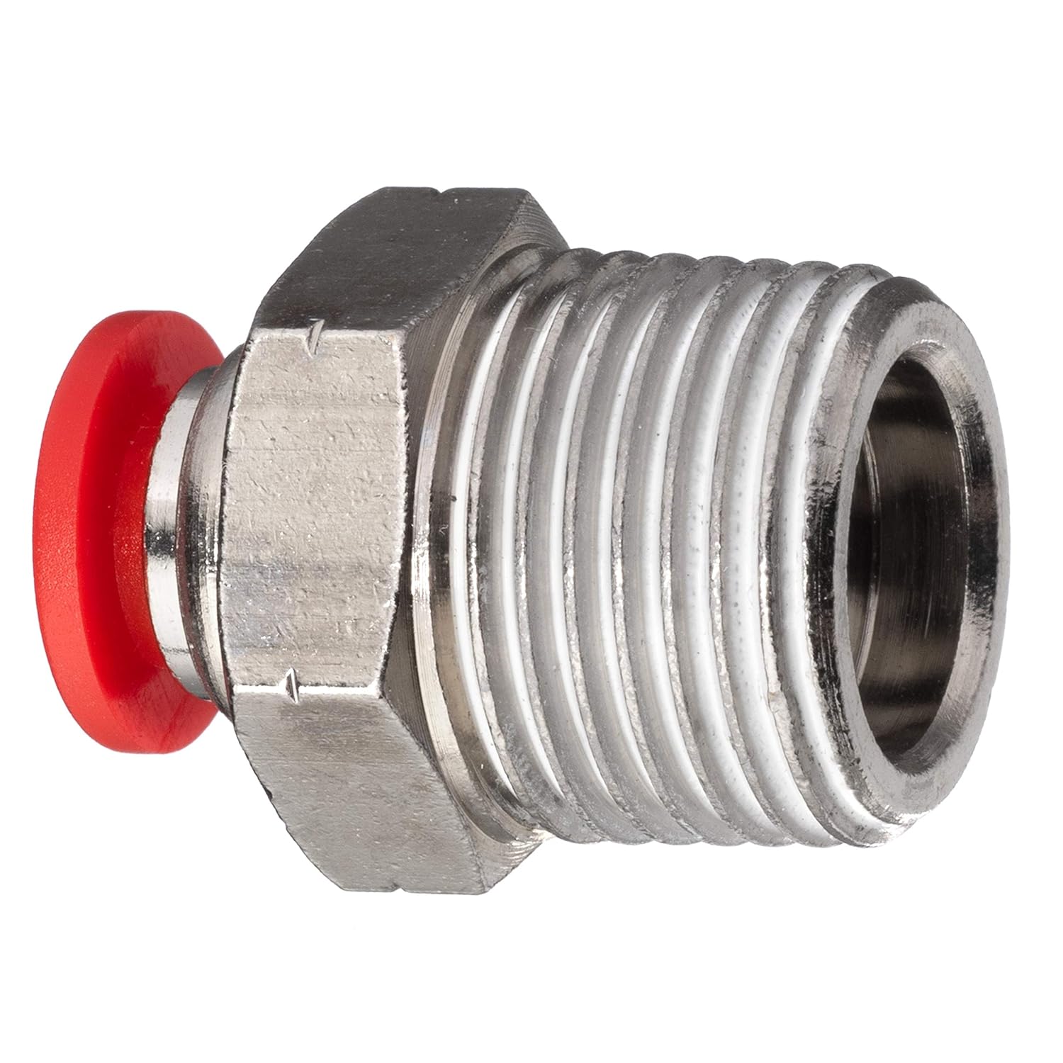 1/4 Tube OD x 1/8 BSPT Male USA Sealing Push to Connect Tube Fitting