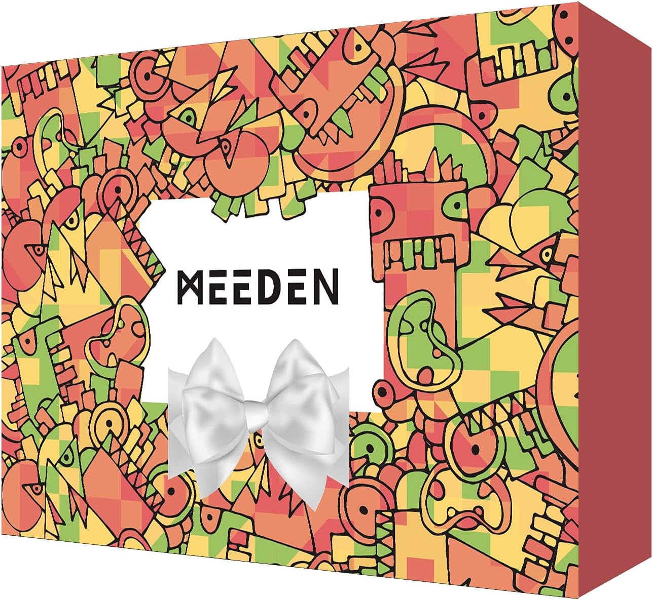 MEEDEN 46 Pcs Easel Painting Set - 24 Colors Acrylic Paints Set, 3pcs 9" x 12" Canvas Panels, 12 Artist Brushes Set, Wood Palette, Pefect for Childern, Teens, Beginners and Professinol Artistis