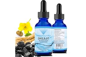 Absonutrix Shilajit with Tribulus Terrestris 220 mg, 4 Oz Liquid, 300 Servings, Made in USA, Quick Absorption, Quality Potent Ingredients, Non-GMO, GMP Certified Facility, Cruelty-Free Products