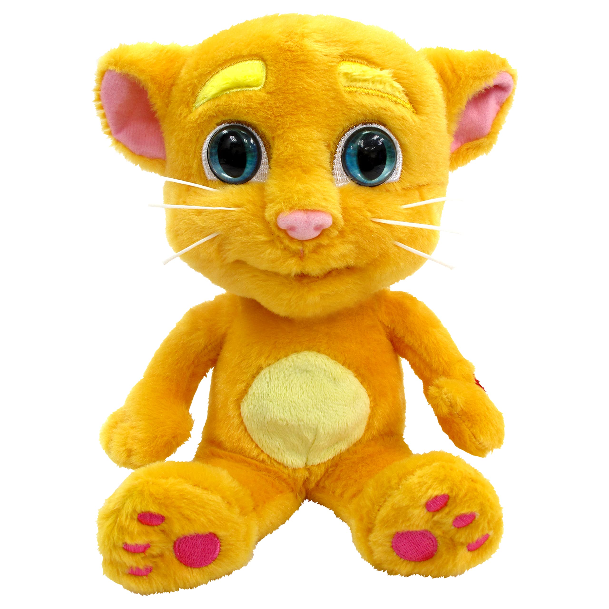 Relsy Talking Friends Talking Ginger Animated Interactive Cuddly Plush Toy With Talkback 12 Inches / 30CM Tall