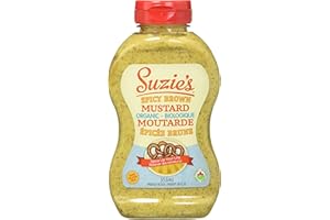 Suzie’s Organics, Organic Gluten-Free Spicy Brown Mustard, 355ml