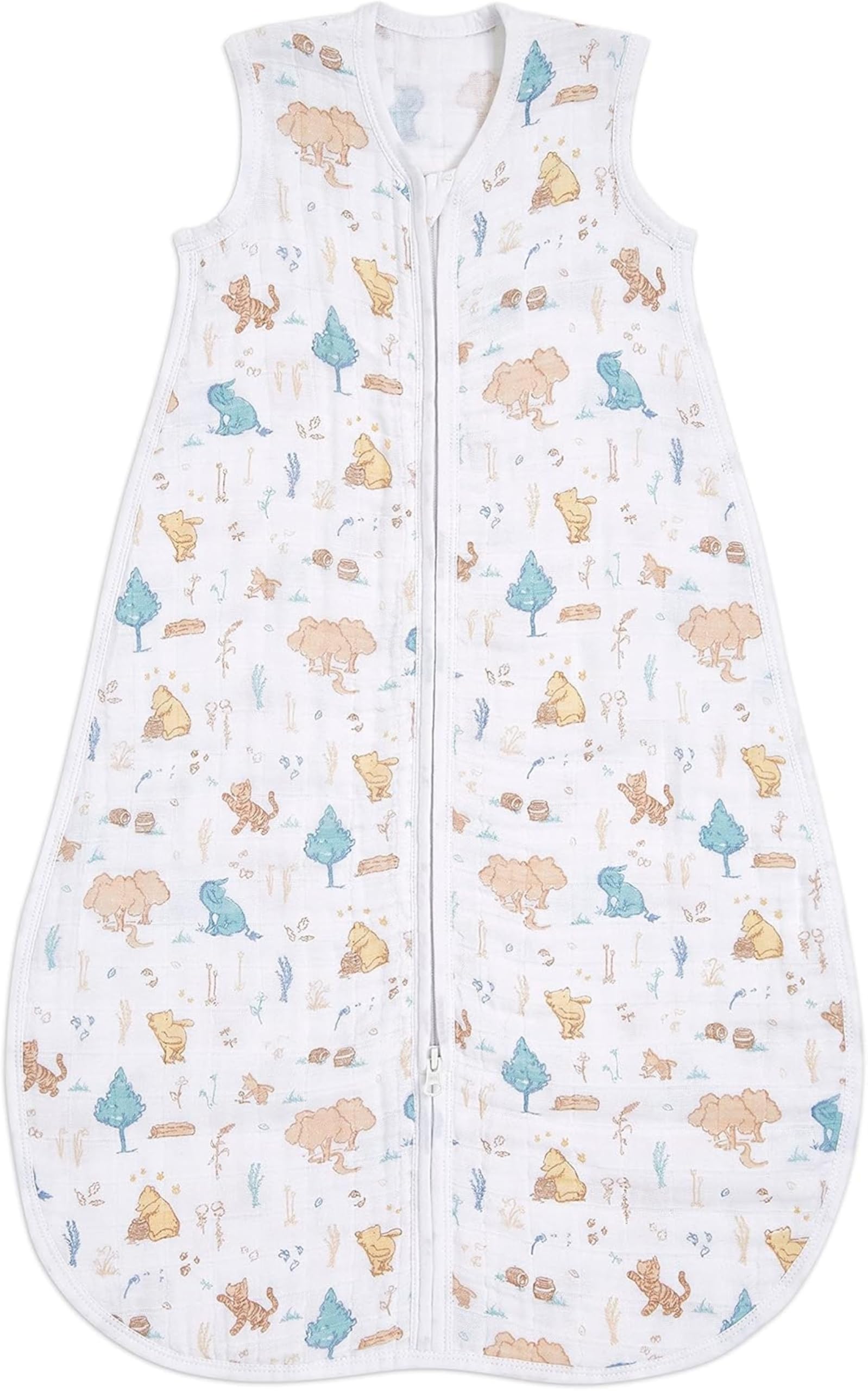 aden + anais™ light sleeping bag 1TOG muslin winnie in the woods (0-6m) (The woods, 0-6 Months)