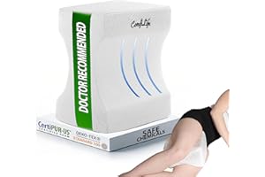 ComfiLife Orthopedic Knee and Leg Pillow for Side Sleepers Sleeping - 100% Polyurethane Foam for Back Pain, Hip Pain Relief