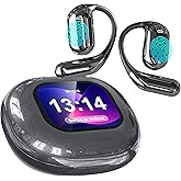 AI Wireless Earbuds, 3-in-1Bluetooth Headphones Ear Buds with Real-Time 144 Language Translator Earbuds, HD Sound, Long Battery Life, Wireless Bluetooth Over-Ear Earbuds for Travel, Business, Music