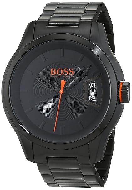Hugo Boss Orange Hong Kong Herren-Armbanduhr Analog mit Edelstahl Armband 1550005