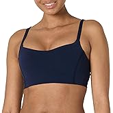Amazon Essentials Women's Active FormFlex Buttery Soft Light Support Sweetheart Neck Yoga Sports Bra