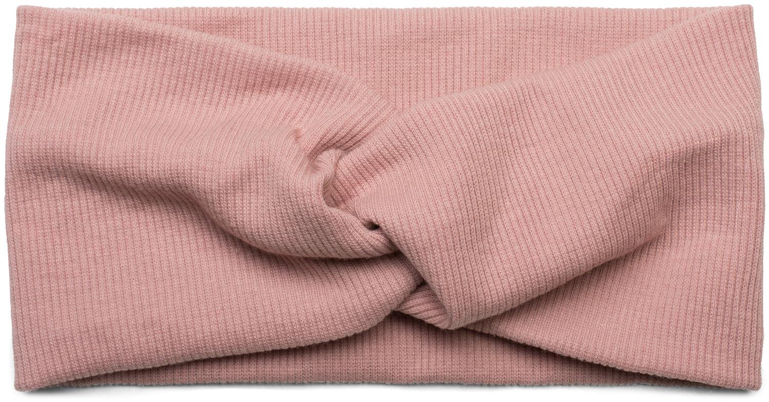 styleBREAKER hairband in a fine rib look with bow, headband, ladies, 04026009, Colour:Old Rose