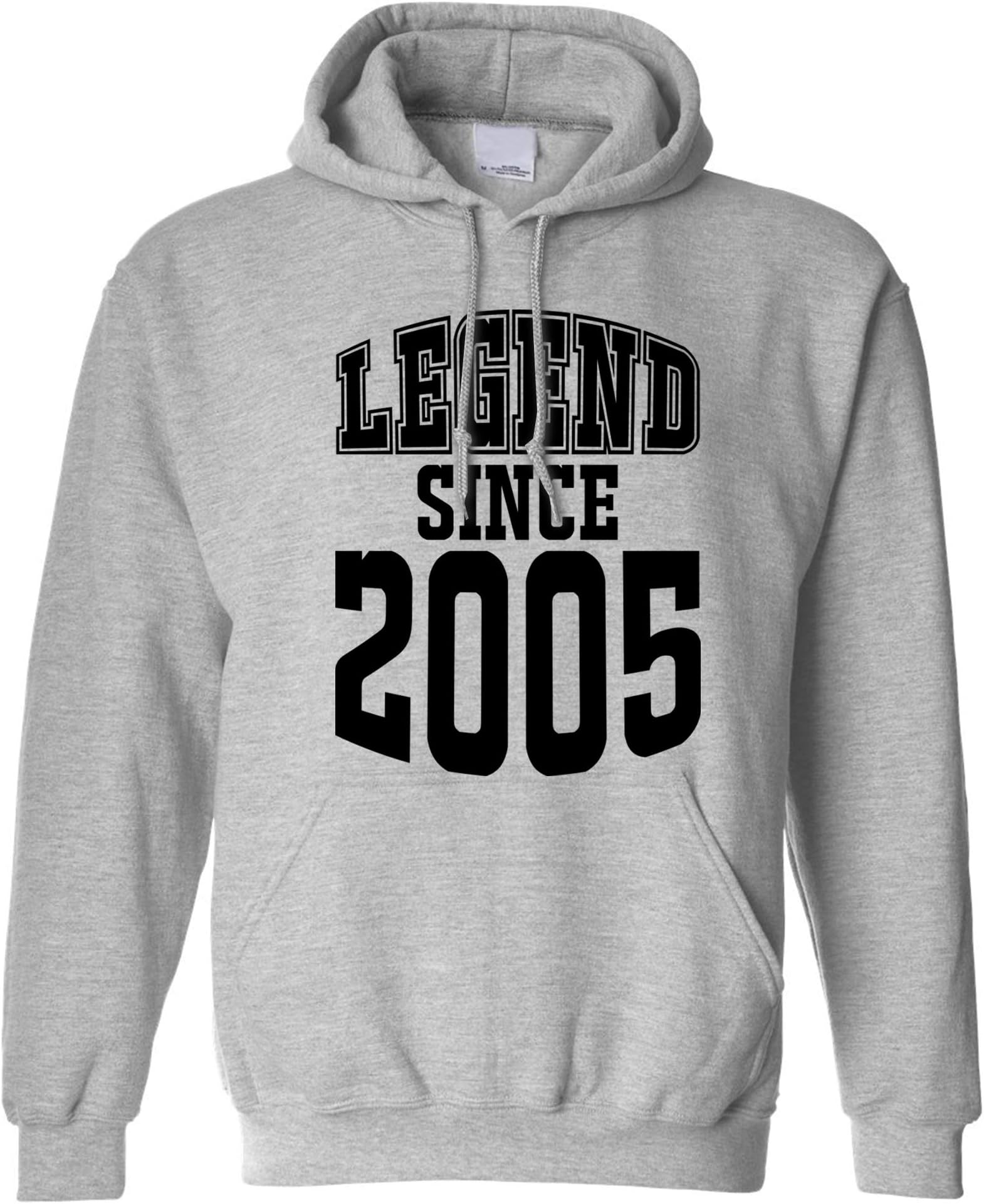 16th Birthday Hoodie Legend Since 2005 Slogan Sixteen Hooded