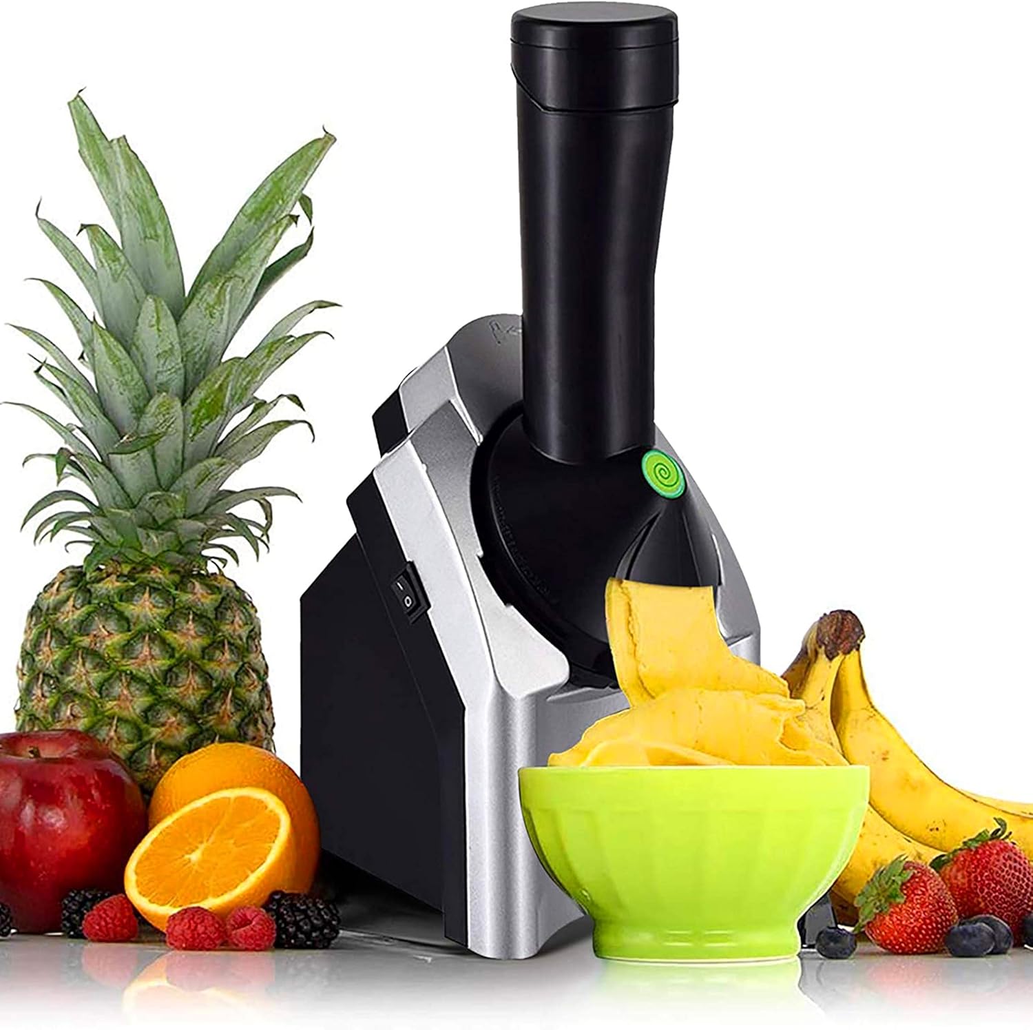 NW 1776 Diy Ice Cream Sorbet And Frozen Yogurt Machine Portable Home Original Healthy Dessert Fruit Soft Serve Ice Cream Machine For Kids To Make Desserts