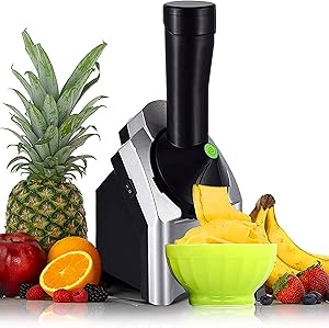 NW 1776 Diy Ice Cream Sorbet And Frozen Yogurt Machine Portable Home Original Healthy Dessert Fruit Soft Serve Ice Cream Machine For Kids To Make Desserts