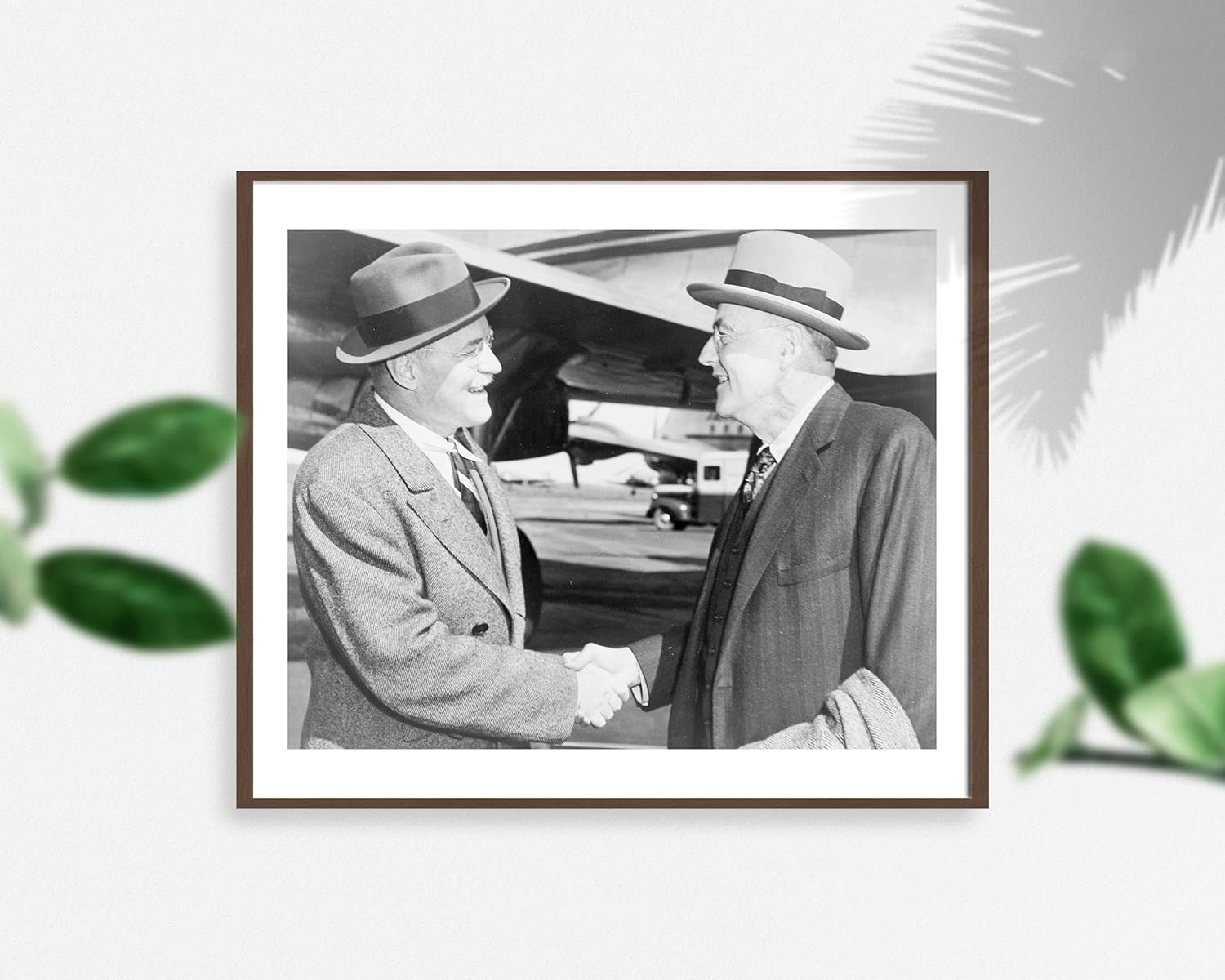 Photographs - INFINITE PHOTOGRAPHS Photo: John Foster Dulles, Allen Welsh Dulles, La Guardia Field, New York City, NYC, 1948