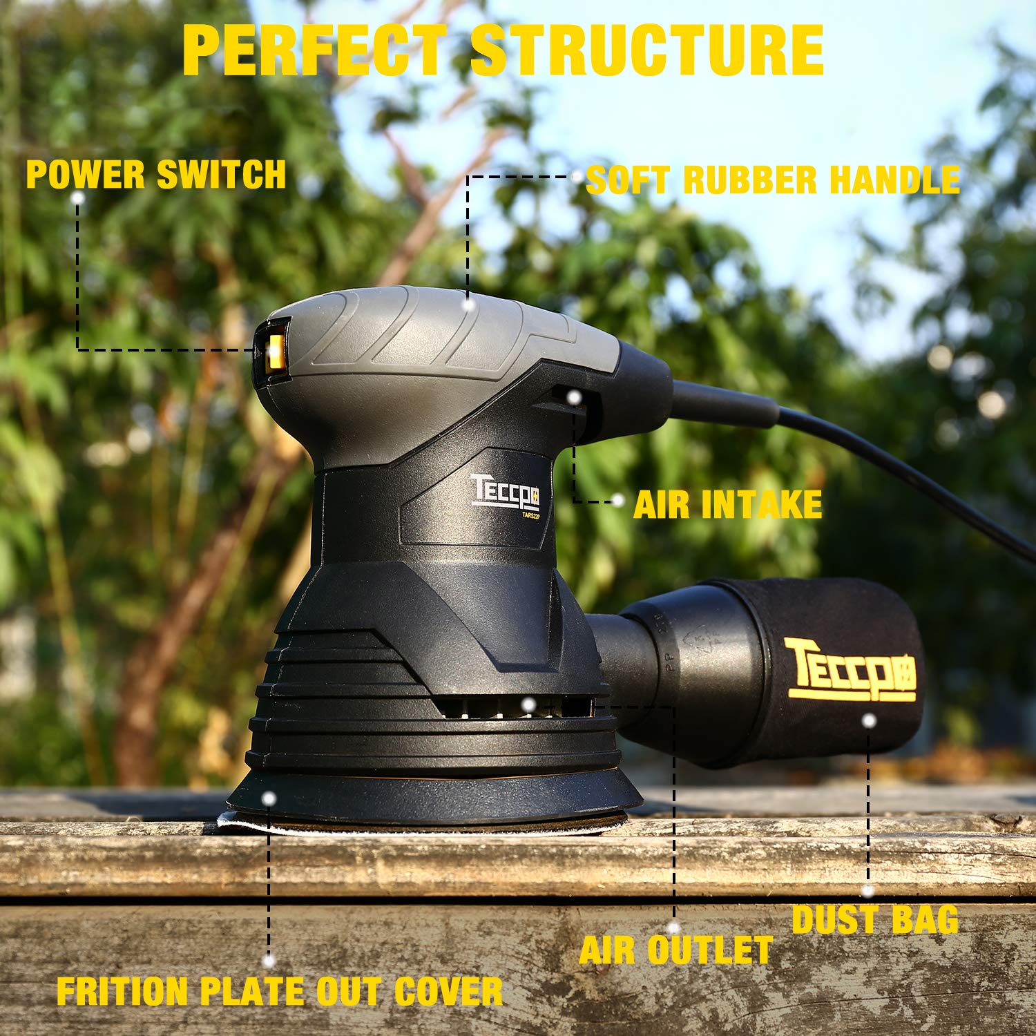 TECCPO TARS22P Random Orbital Sanders product image 2