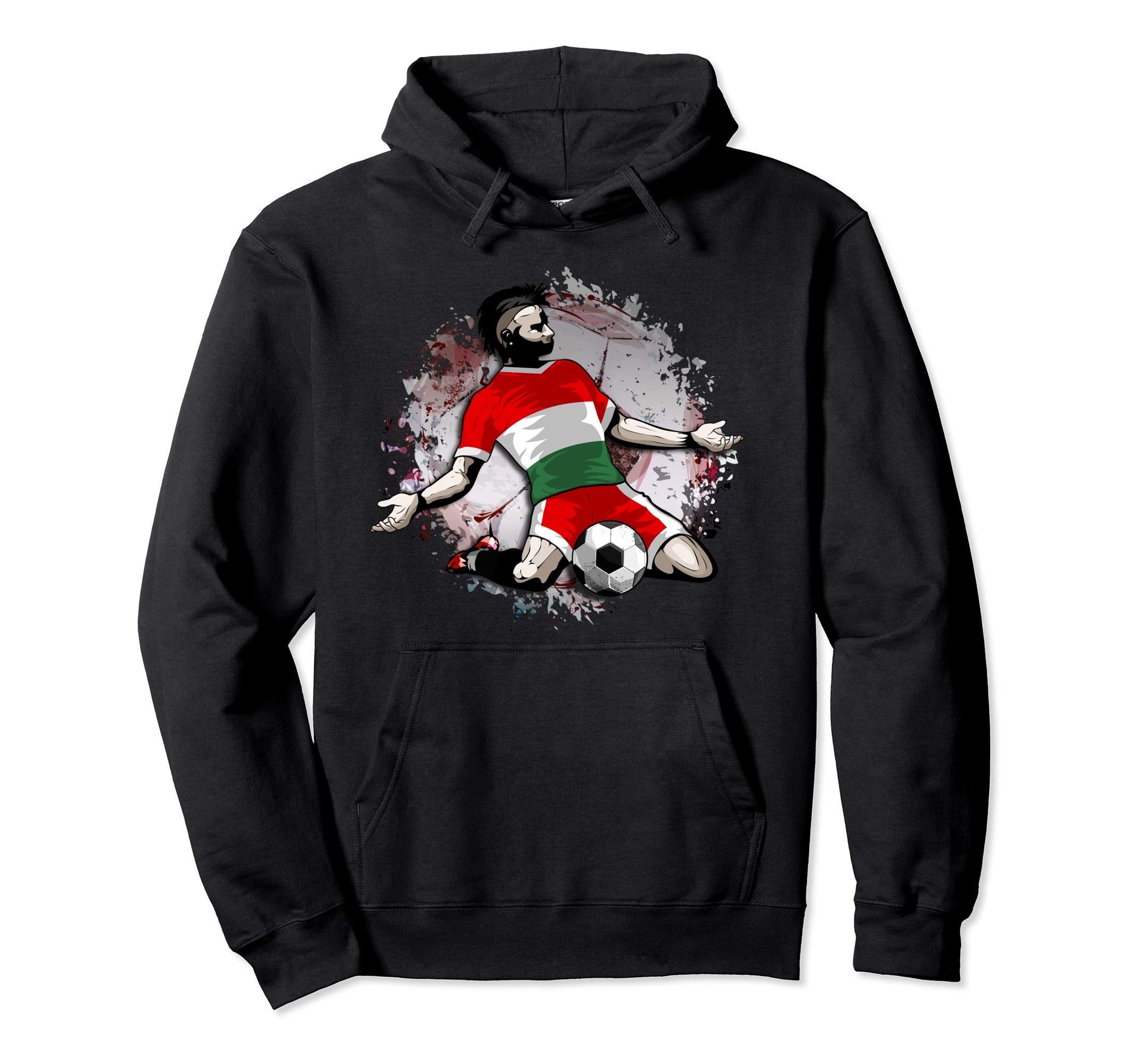 Hungary Soccer Hungarian National Flag Proud Football Lovers Pullover Hoodie