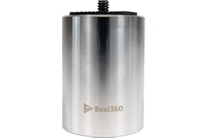 Best360 500G Stainless Steel Counterweight, Compatible with Any Tripod and Monopod with 1/4"-20 Thread