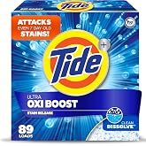 Tide Plus Ultra Oxi Powder Laundry Detergent, 73 Loads, 114 oz