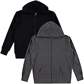 Pink Angel Little & Big Girls Zip Up Hoodie, Kids Full Zipper Hooded Fashion Sweatshirt