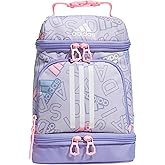 adidas Excel Insulated Lunch Bag, Cooler with Zipper, Pocket for Ice Pack, and Clip, Temperature Control Insulation