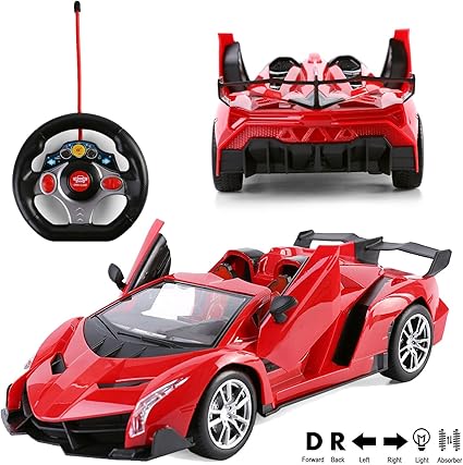 Amazon Com Ebigvalue 2 4ghz Rc Super Racing Sports Red Car