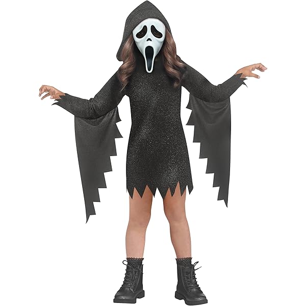 Amazon.com: Spirit Halloween Kids Bling Ghost Face Dress Costume, Girls,  Size Child Small, Multicolor : Clothing, Shoes & Jewelry
