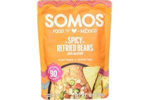 SOMOS Spicy Refried Beans, 10 OZ