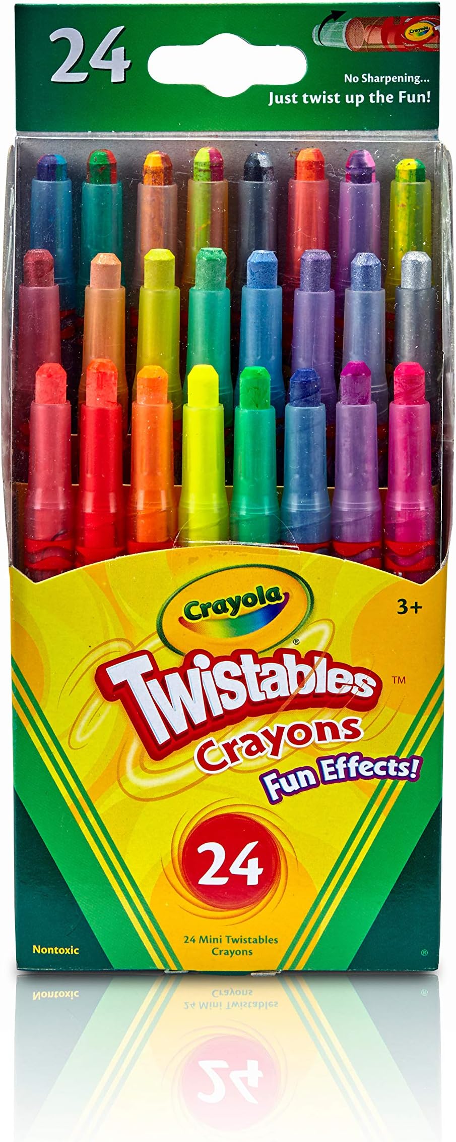 Crayola 24 Mini Twistables Special Effect Crayons