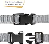 HEELE Reflective Dog Collar Soft Neoprene Padded Nylon Medium M 34-52cm view 6