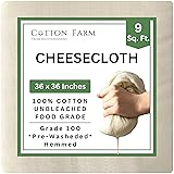 Cotton Farm Grade 100 XL Cheese Cloths - Straining
