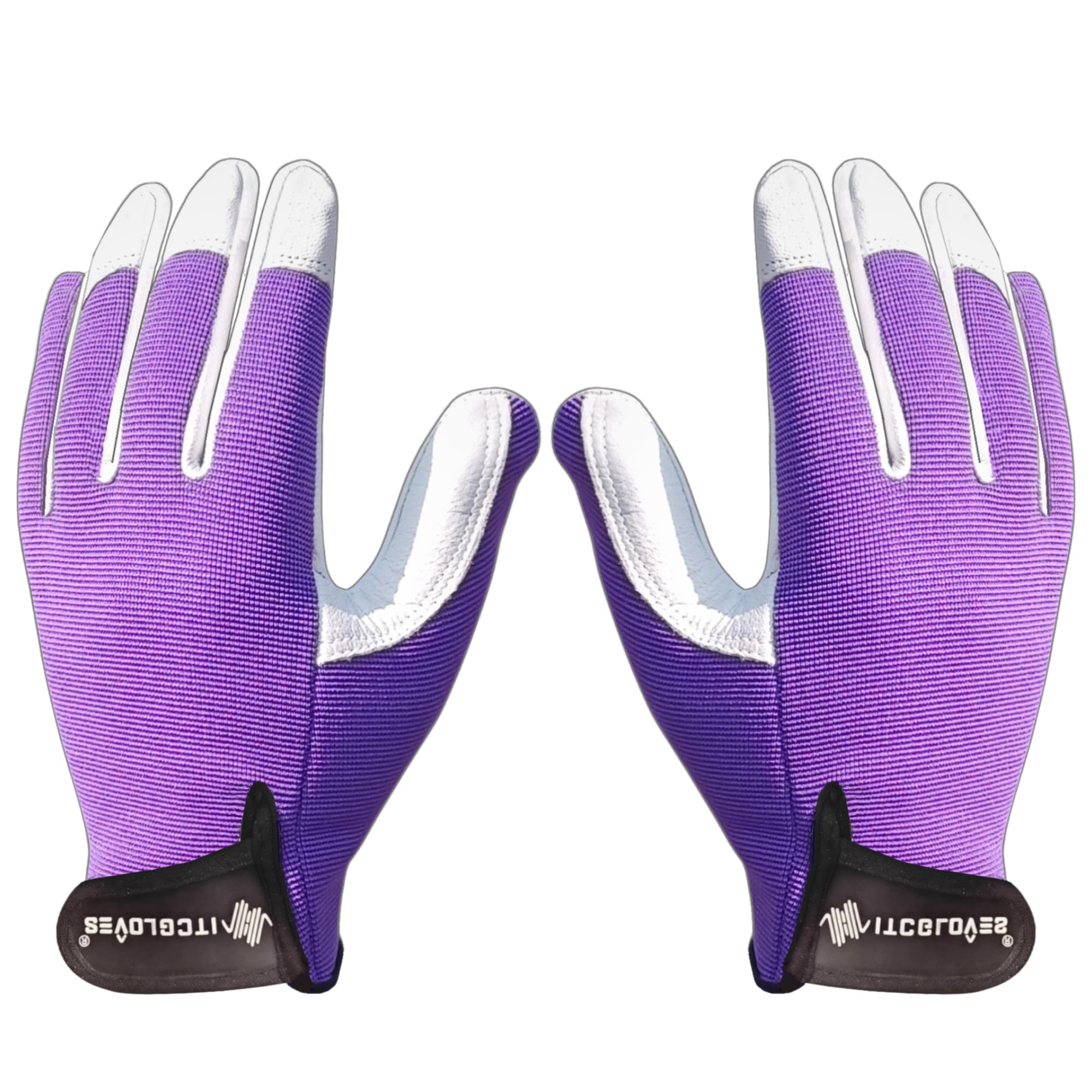 ITC Gloves Gardening Gloves with Strap for Women & Men - Thorn Resistant Garden Gloves, Breathable Grip, Reinforced Palm & Fingertips, Purple - Ideal Gardening Gift — image 1