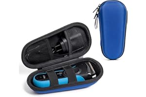 NINCHA Braun Electric Shaver Case for Series 3, 5, 7, 9 - Hard Shell EVA Travel Case - Blue