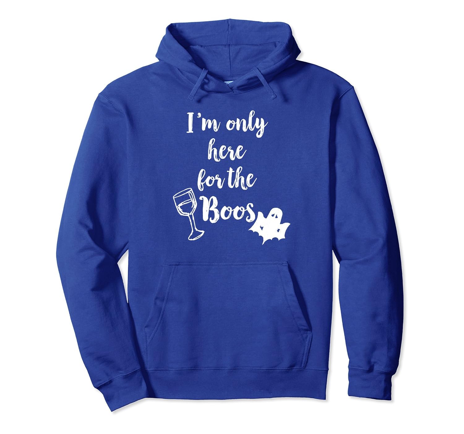 I'm only here for the Boos - Halloween Wine Hoodie-ANZ