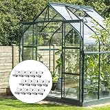 COSORO 100pcs Greenhouse Z Clips Glass, Stainless Steel Glazing Clips view 5