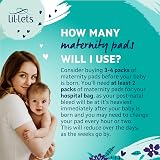 Lil-Lets Maternity Pads Extra Long Maxi Thick with Wings 30 Pack view 6