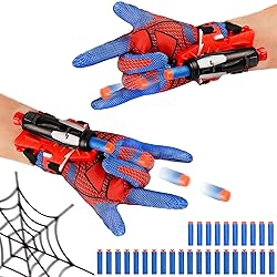 Spider Web Shooter (Set of 2),Kids Cosplay Wrist