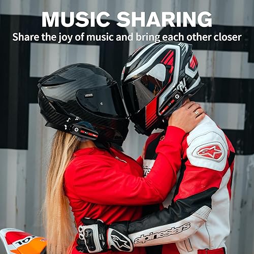 XGP Motorcycle Bluetooth Headset with Music Sharing, 2-Way